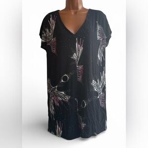 Fighting Eel Black Romper with Pink and White Accents